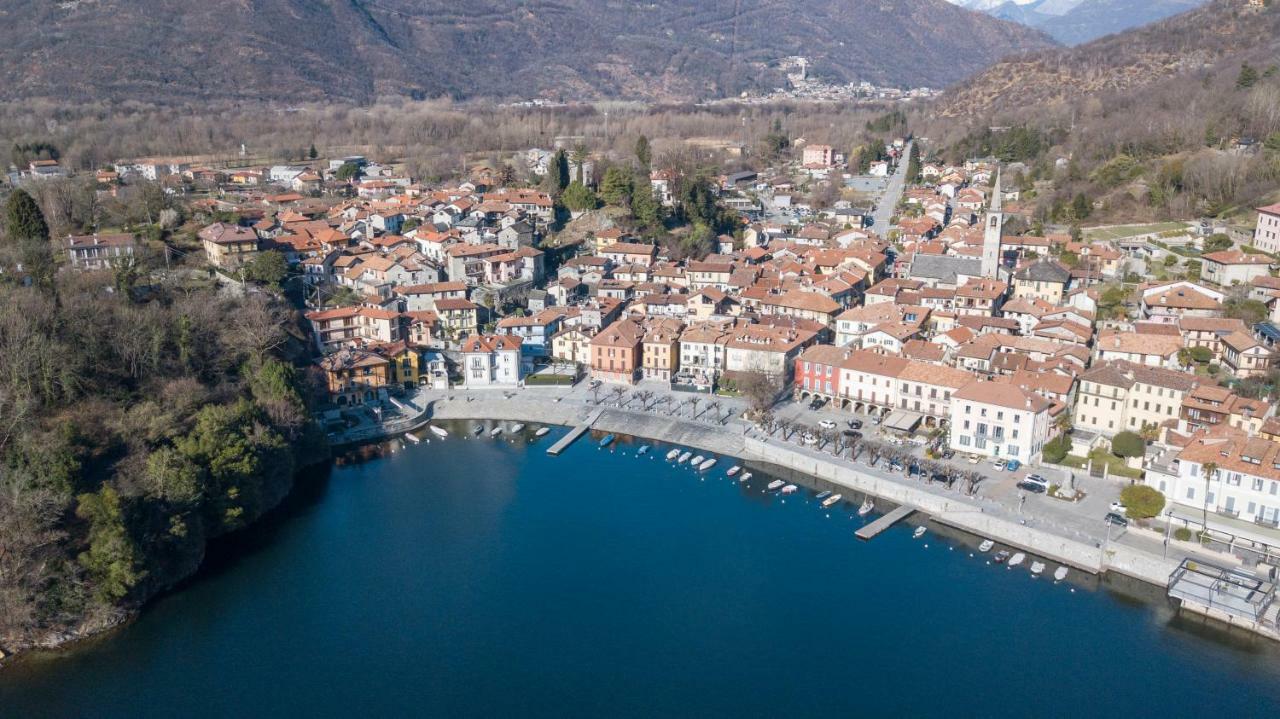 Stupenda Villa Vista Lago Mergozzo Bagian luar foto