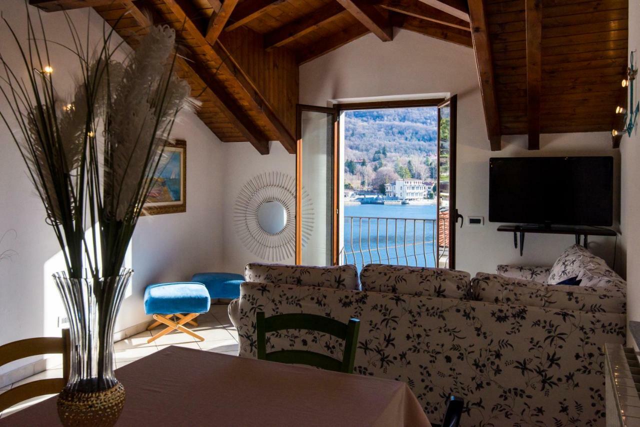 Stupenda Villa Vista Lago Mergozzo Bagian luar foto